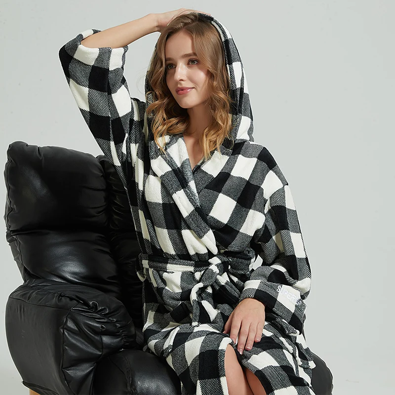Flannel Bathrobe Men Robe Male with Hooded Thick Dressing Gown Pajamas Men's Bathrobe Winter Long Plus Size XL Bridesmaid Robes
Flannel Bathrobe Men Robe Male with Hooded Thick Dressing Gown Pajamas Men's Bathrobe Winter Long Plus Size XL Bridesmaid Robes