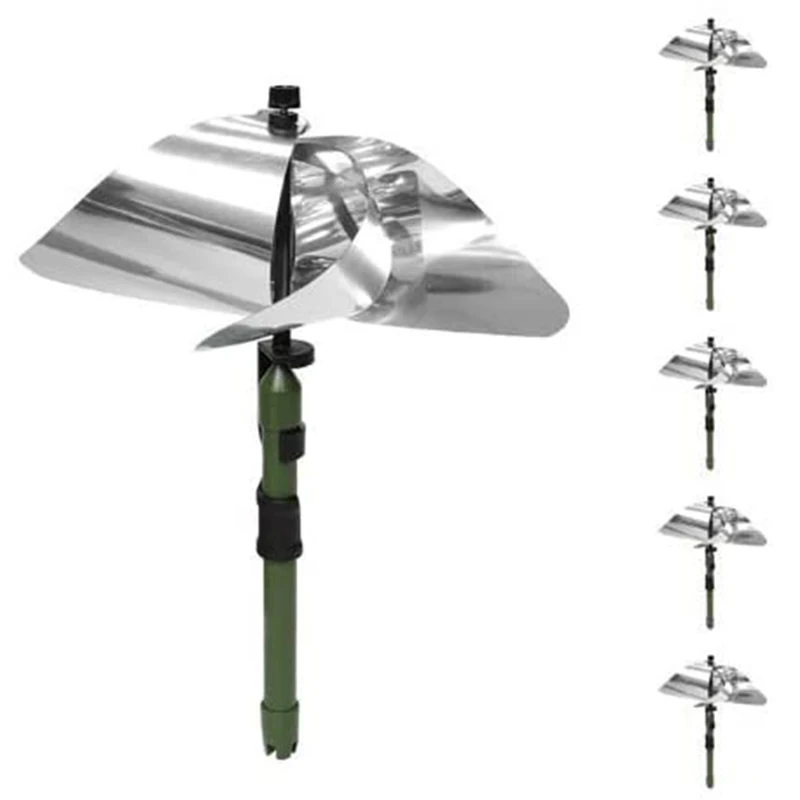 Reflective Wind Wheel with Courtyard and Garden Stakes Bird Protection Equipment Silver Deterrent Spinning Wheel
Reflective Wind Wheel with Courtyard and Garden Stakes Bird Protection Equipment Silver Deterrent Spinning Wheel