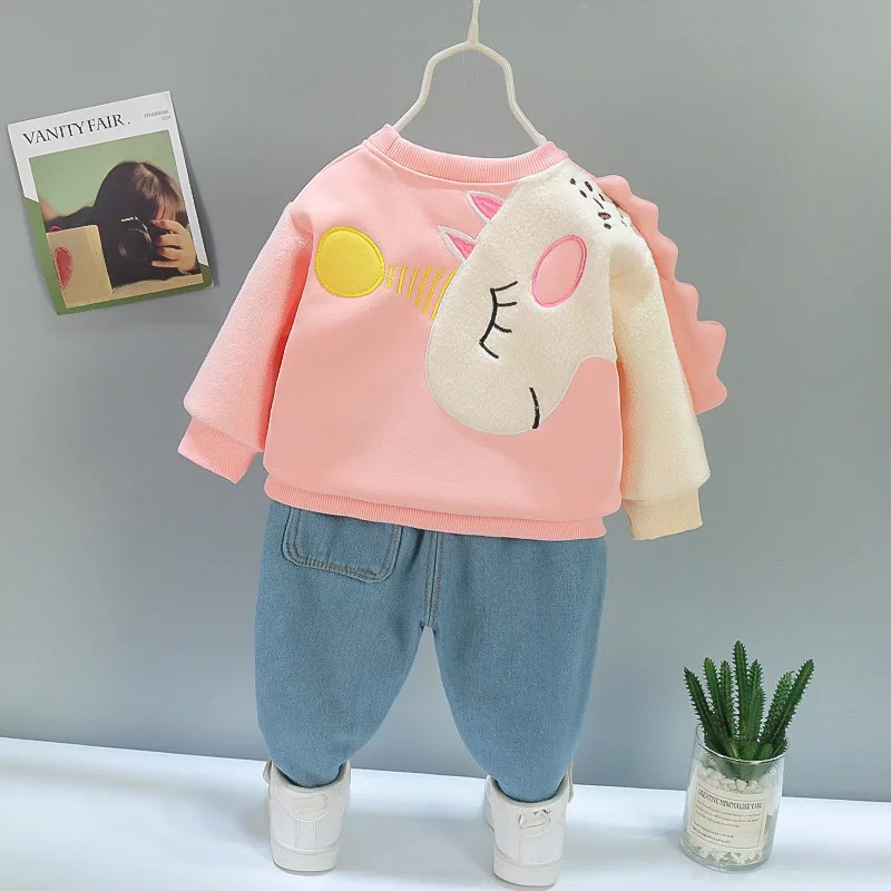 Girls Boys Clothes Set Cotton Infant Toddler Boys Fluffy Cartoon Top+Pants 2PCS Spring Autumn Clothing Sets Outfit
Girls Boys Clothes Set Cotton Infant Toddler Boys Fluffy Cartoon Top+Pants 2PCS Spring Autumn Clothing Sets Outfit