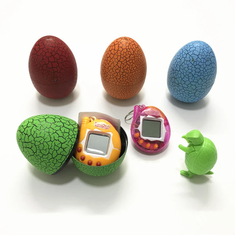 Электронный Питомец тамагочи светодиодная игрушка яйцо динозавра виртуальная