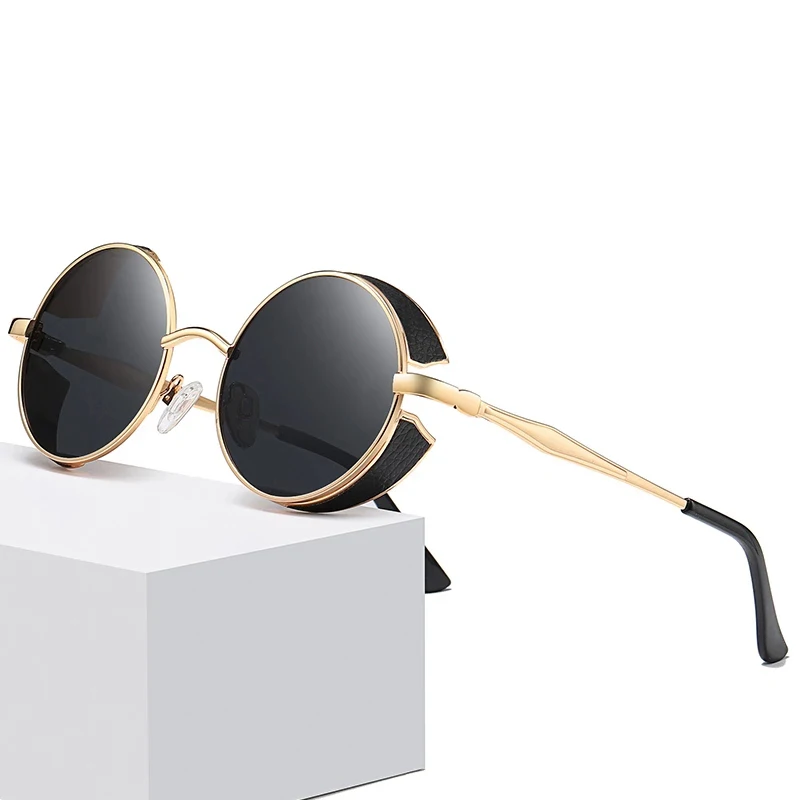 vintage classic steampunk style polarized sunglasses round metal side shield brand design sunglasses 3362
vintage classic steampunk style polarized sunglasses round metal side shield brand design sunglasses 3362