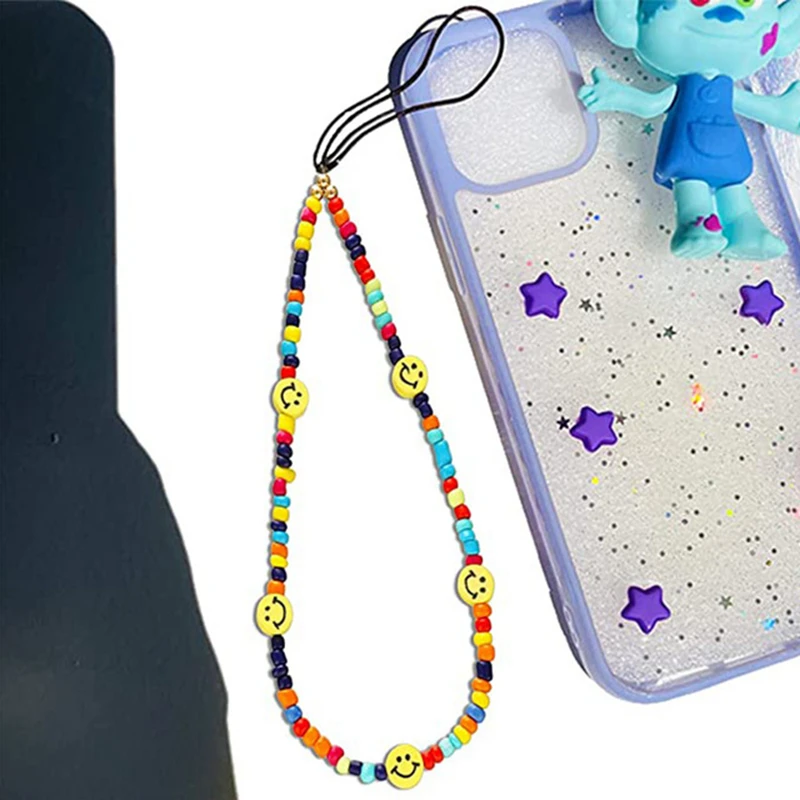 Soft Pottery Beads Mobile Phone Lanyards Imitation Pearl Smiley Demon Eye Letter Bohemia Design Y2k Ins Style Phone Chain Straps
Soft Pottery Beads Mobile Phone Lanyards Imitation Pearl Smiley Demon Eye Letter Bohemia Design Y2k Ins Style Phone Chain Straps