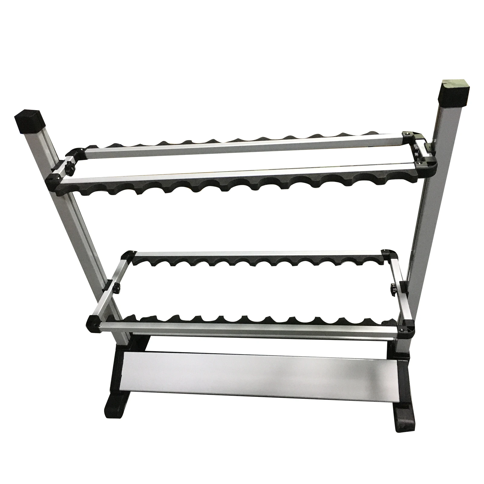 Titanium Alloy Fishing Rod Rack Stand 24 Slots Alloy Metallic Silver With Black Rack For Fishing Poles On Boat Or At Home
Titanium Alloy Fishing Rod Rack Stand 24 Slots Alloy Metallic Silver With Black Rack For Fishing Poles On Boat Or At Home