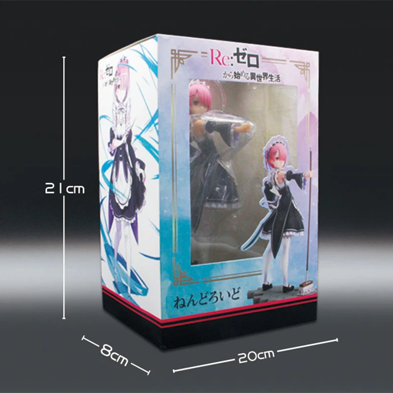 Anime Re:Life in a different world from zero Ram with Mop Maid Ver. Sexy PVC Action Figure Collectible Model Toys Doll 22cm
Anime Re:Life in a different world from zero Ram with Mop Maid Ver. Sexy PVC Action Figure Collectible Model Toys Doll 22cm