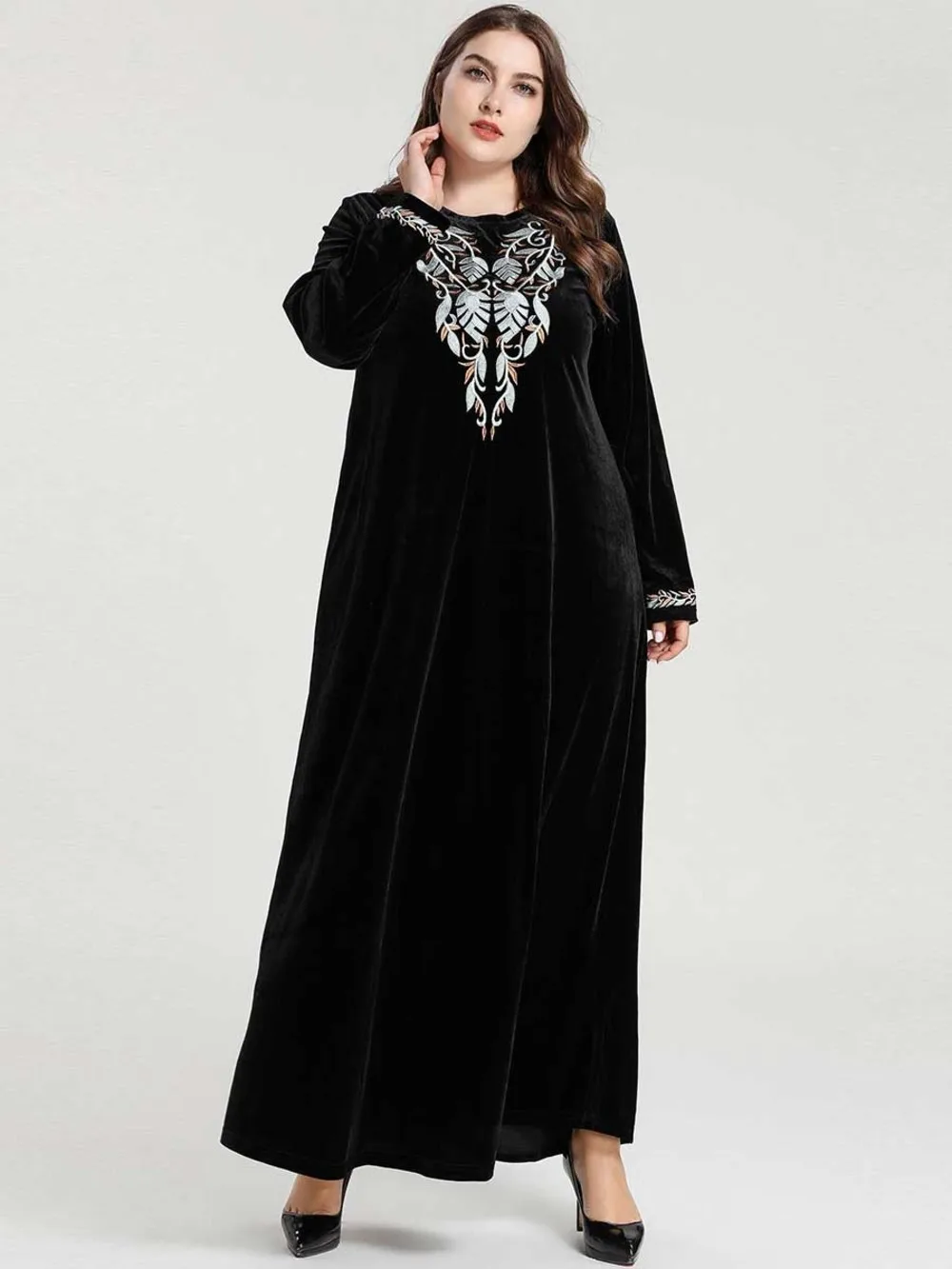 2020 Elegant Abaya Turkish Muslim Scarf Faldas For Lovers | Тематическая одежда и униформа