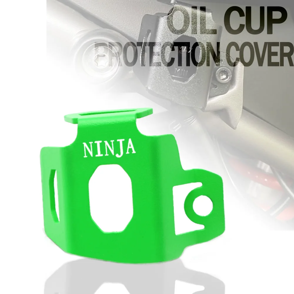 For KAWASAKI Ninja 250 300 400 CNC aluminum Motorcycle Accessories Rear Brake Fluid Reservoir Guard Cover Protector
For KAWASAKI Ninja 250 300 400 CNC aluminum Motorcycle Accessories Rear Brake Fluid Reservoir Guard Cover Protector