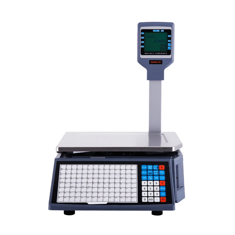 Weighing Scale With Printer for Barcode Label Printing Balance Scale Digital Weight for Vegetable Meat Fruit
Weighing Scale With Printer for Barcode Label Printing Balance Scale Digital Weight for Vegetable Meat Fruit