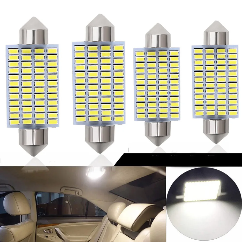 Car Interior Light 42mm White 48-SMD 3014 LED 6000K No Error Canbus Auto Interior Dome Lamp Reading Light License Plate Lamps
Car Interior Light 42mm White 48-SMD 3014 LED 6000K No Error Canbus Auto Interior Dome Lamp Reading Light License Plate Lamps