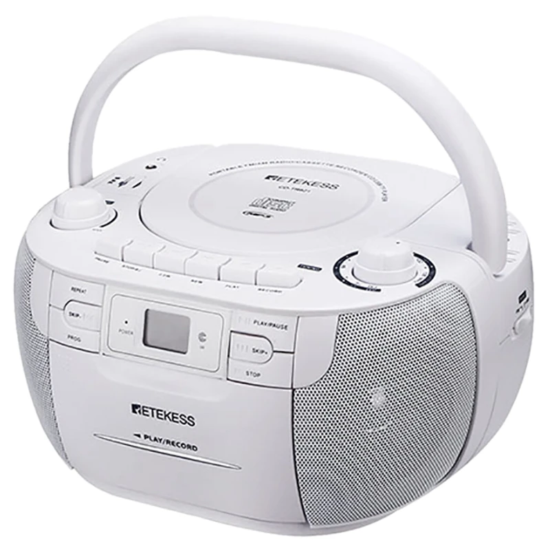 TR621 AM FM Radio Cassette Tape Player with CD Player Recording Function Supports USB/TF Card + Remote Control US Plug
TR621 AM FM Radio Cassette Tape Player with CD Player Recording Function Supports USB/TF Card + Remote Control US Plug