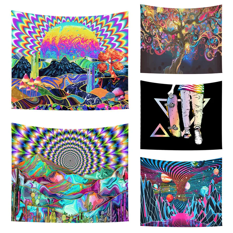 Настенный гобелен с абстрактными узорами, декоративная ткань с принтом, подвесной ковер, домашние аксессуары для спальни 150x130 см
Настенный гобелен с абстрактными узорами, декоративная ткань с принтом, подвесной ковер, домашние аксессуары для спальни 150x130 см