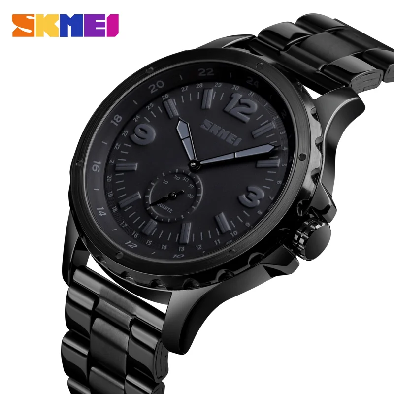 SKMEI Fashion Men Watches Top Brand Luxury Quartz Watch Men Waterproof IP Black Stainless Steel Plating relogio masculino 1513
SKMEI Fashion Men Watches Top Brand Luxury Quartz Watch Men Waterproof IP Black Stainless Steel Plating relogio masculino 1513