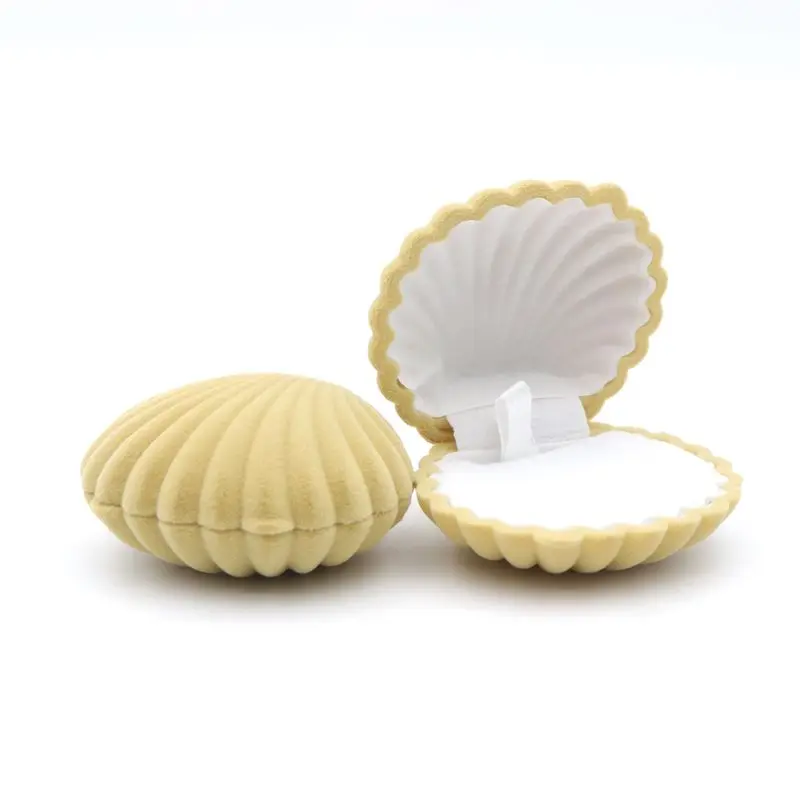 1 Piece Shell Shape Lovely Velvet Wedding Engagement Ring Box For Earrings Necklace Bracelet Jewelry Display Gift Box Holder
1 Piece Shell Shape Lovely Velvet Wedding Engagement Ring Box For Earrings Necklace Bracelet Jewelry Display Gift Box Holder