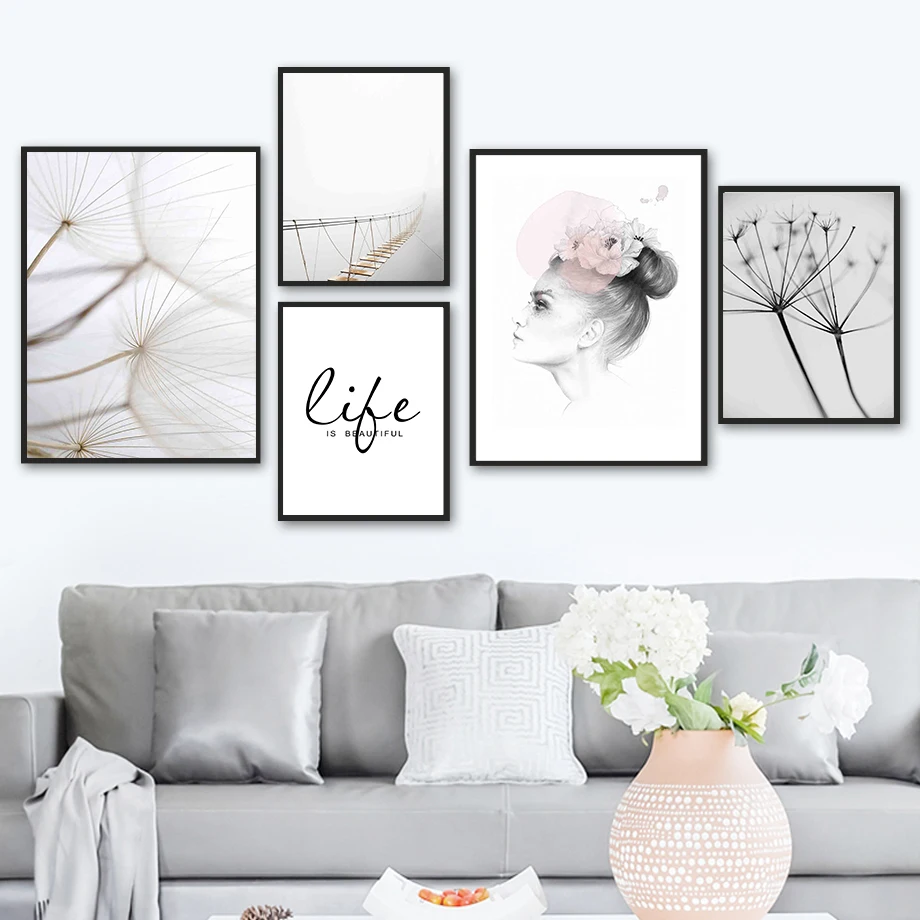 Dandelion Lotus Flower Girl Bridge Quot Wall Art Canvas Painting Nordic Poster And Prints Wall Pictures For Living Room Decor
Dandelion Lotus Flower Girl Bridge Quot Wall Art Canvas Painting Nordic Poster And Prints Wall Pictures For Living Room Decor