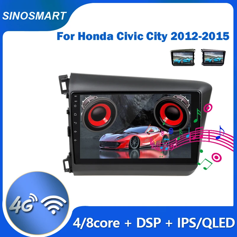Sinosmart Car GPS Radio for Honda Civic 2012-2015 Navigation IPS/QLED Screen 8 Core,DSP 48EQ
Sinosmart Car GPS Radio for Honda Civic 2012-2015 Navigation IPS/QLED Screen 8 Core,DSP 48EQ
