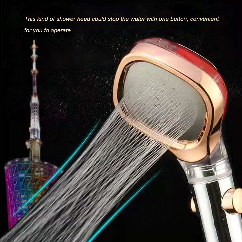 Brand New High Pressure Water Saving Shower Head Plating One Button Control Household Bath Water Sprayer
Brand New High Pressure Water Saving Shower Head Plating One Button Control Household Bath Water Sprayer
