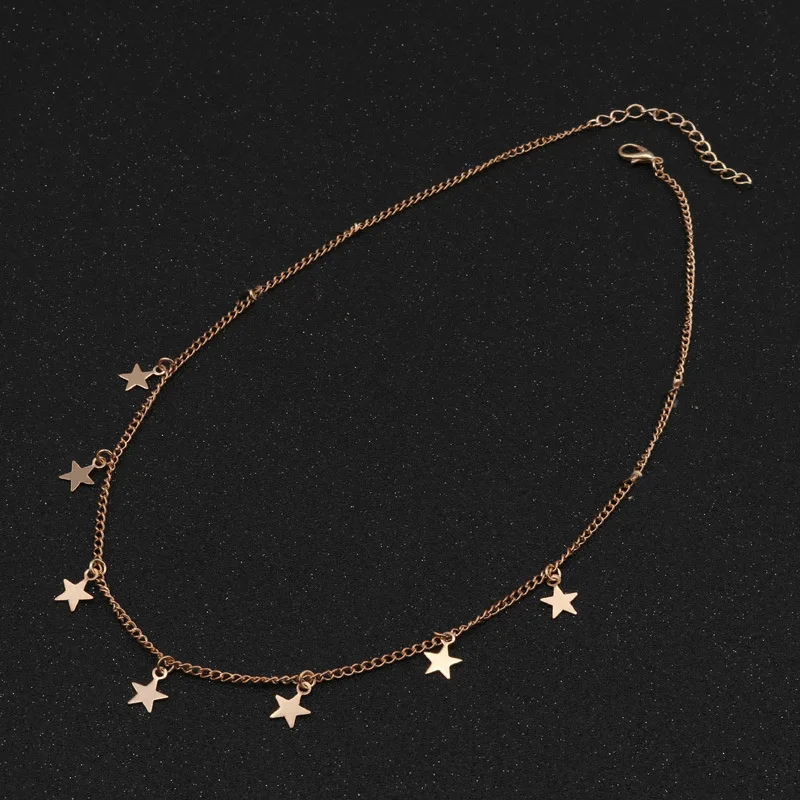 2021 Elegant Star Charms Chokers Necklaces for Women Stainless Steel Trendy Female Party Girl Street Wear Jewelry Adjustable
2021 Elegant Star Charms Chokers Necklaces for Women Stainless Steel Trendy Female Party Girl Street Wear Jewelry Adjustable