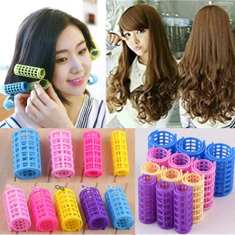 

15pcs/Set Plastic Hair Curler Roller Large Grip Styling Roller Curlers Hairdressing DIY Tools Styling Home Use Hair Rollers