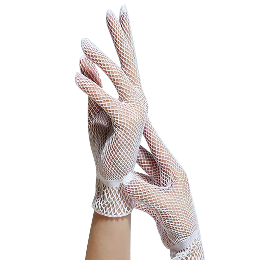Elegant Women Driving Gloves White Black Thin Mesh Fishnet Gloves Ladies Dance Mitten Full Finger Glove Party Accessories
Elegant Women Driving Gloves White Black Thin Mesh Fishnet Gloves Ladies Dance Mitten Full Finger Glove Party Accessories