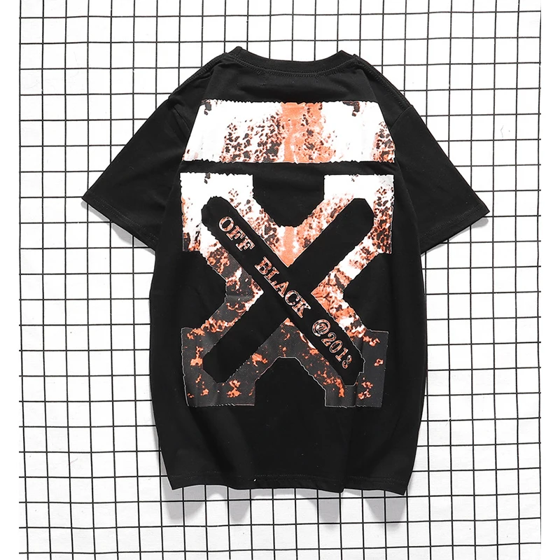 2021 spring and summer new fashion brand men's and women's flame short sleeve loose casual printed T-shirt
2021 spring and summer new fashion brand men's and women's flame short sleeve loose casual printed T-shirt