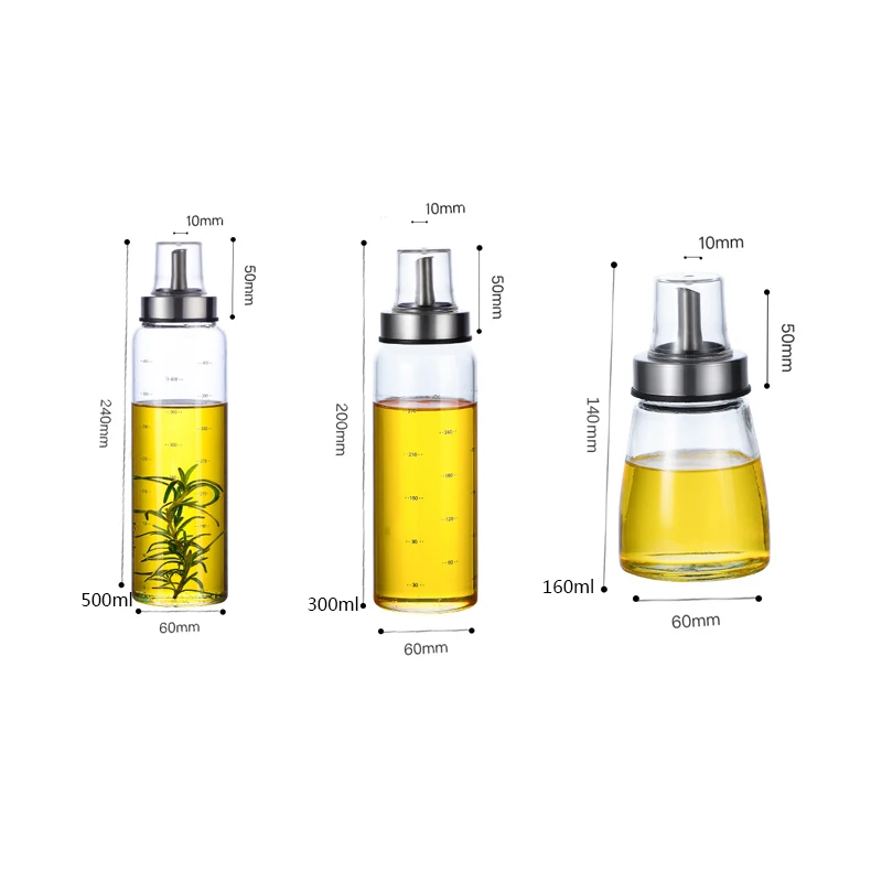 YOMDID Durable High Borosilicate Glass Oil Bottle Soy Sauce Jar Vinegar Pot Leak-Proof Seasoning Storage Bottle Kitchen Gadgets
YOMDID Durable High Borosilicate Glass Oil Bottle Soy Sauce Jar Vinegar Pot Leak-Proof Seasoning Storage Bottle Kitchen Gadgets