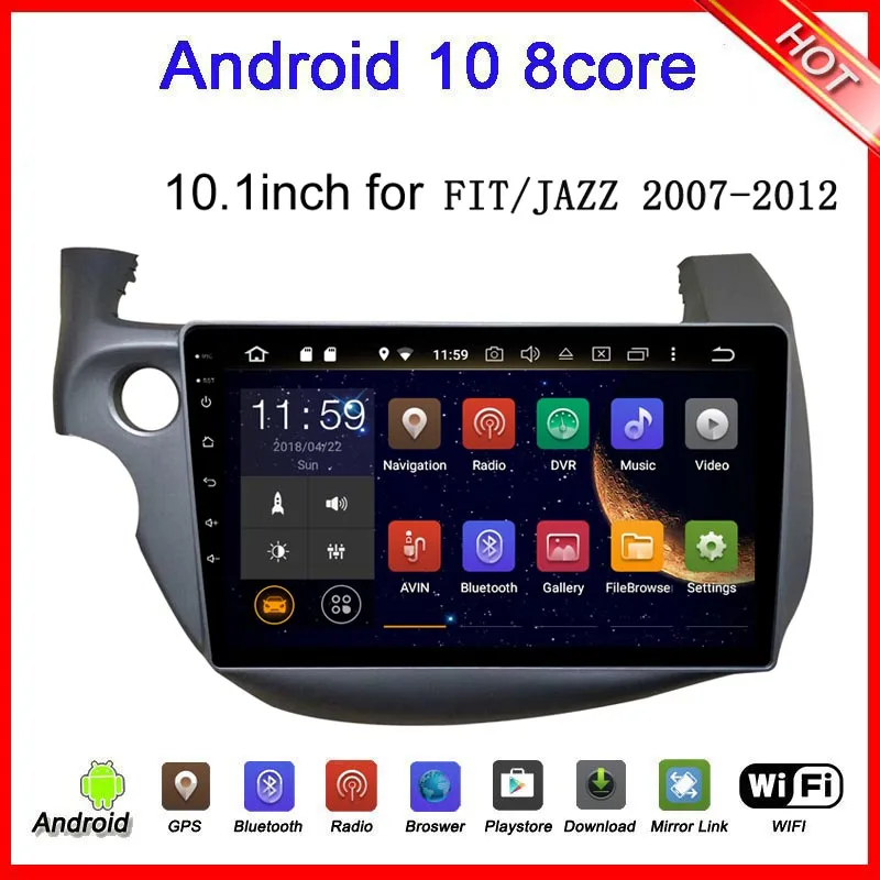 carplay auto Android10 Car radio for HONDA FIT JAZZ 2007-2012 left driving car multimedia player GPS Navi headunit audio
carplay auto Android10 Car radio for HONDA FIT JAZZ 2007-2012 left driving car multimedia player GPS Navi headunit audio