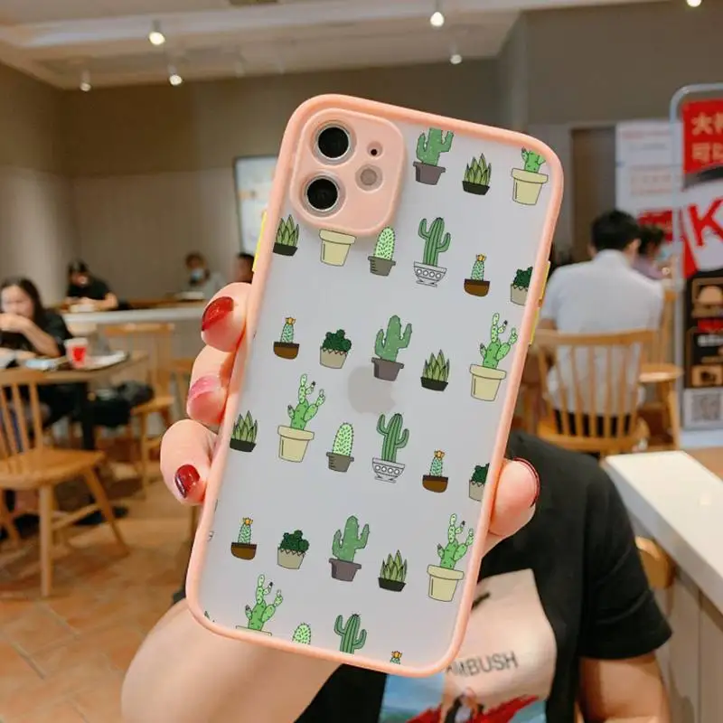 Cactus Plant Phone Case Simple Matte Bumper Phone Case For iphone12 11 Pro Max X XS Max XR 7 8 Plus 12mini Shockproof Cover
Cactus Plant Phone Case Simple Matte Bumper Phone Case For iphone12 11 Pro Max X XS Max XR 7 8 Plus 12mini Shockproof Cover