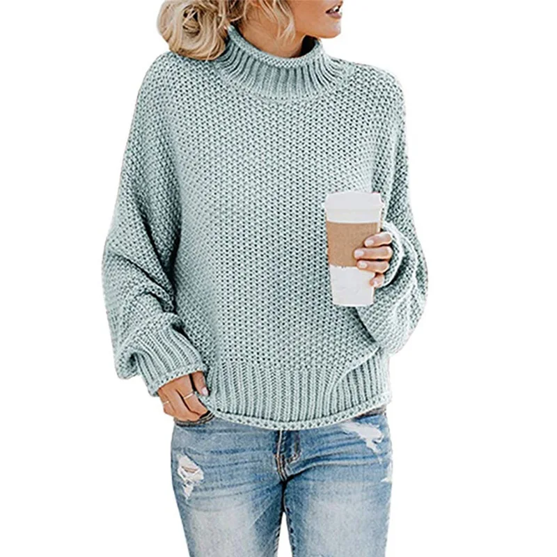 AIUJXK New 2020 Autumn Winter Turtleneck Women Pullover Thick Knitted Warm Sweater Jumper Woman Long Sleeve Casual Knitwear
AIUJXK New 2020 Autumn Winter Turtleneck Women Pullover Thick Knitted Warm Sweater Jumper Woman Long Sleeve Casual Knitwear