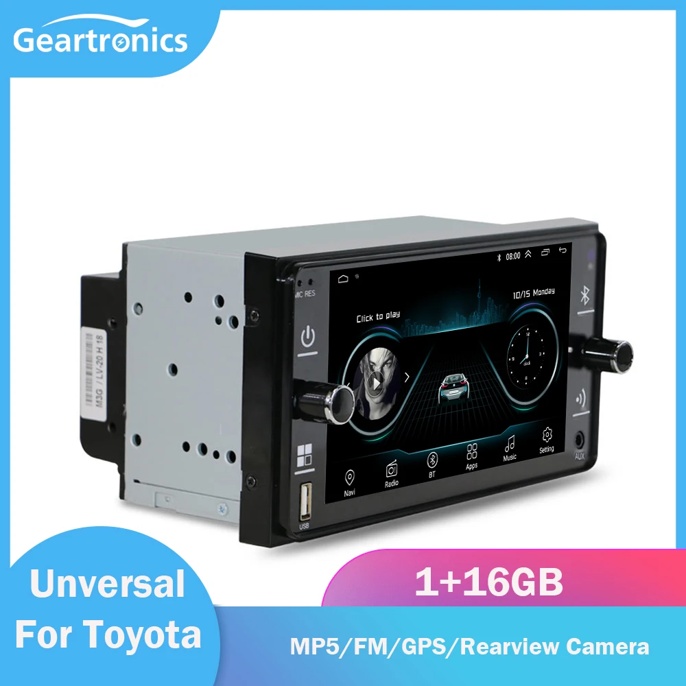 7 inch Android 9.0 Car Stereo Multimedia Video Player 1+16GB Bluetooth WiFi GPS Radio AHD Rearview Camera Unversal For Toyota
7 inch Android 9.0 Car Stereo Multimedia Video Player 1+16GB Bluetooth WiFi GPS Radio AHD Rearview Camera Unversal For Toyota