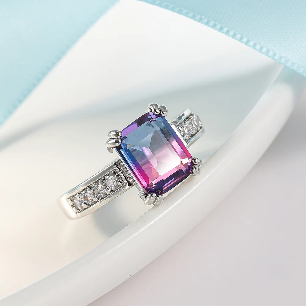 Natural Colorful Diamond Rings for Women Bride Wedding Engagement 925 Sterling Silver Rings Rose Gold Gemstone Ring Jewelry Gift
Natural Colorful Diamond Rings for Women Bride Wedding Engagement 925 Sterling Silver Rings Rose Gold Gemstone Ring Jewelry Gift