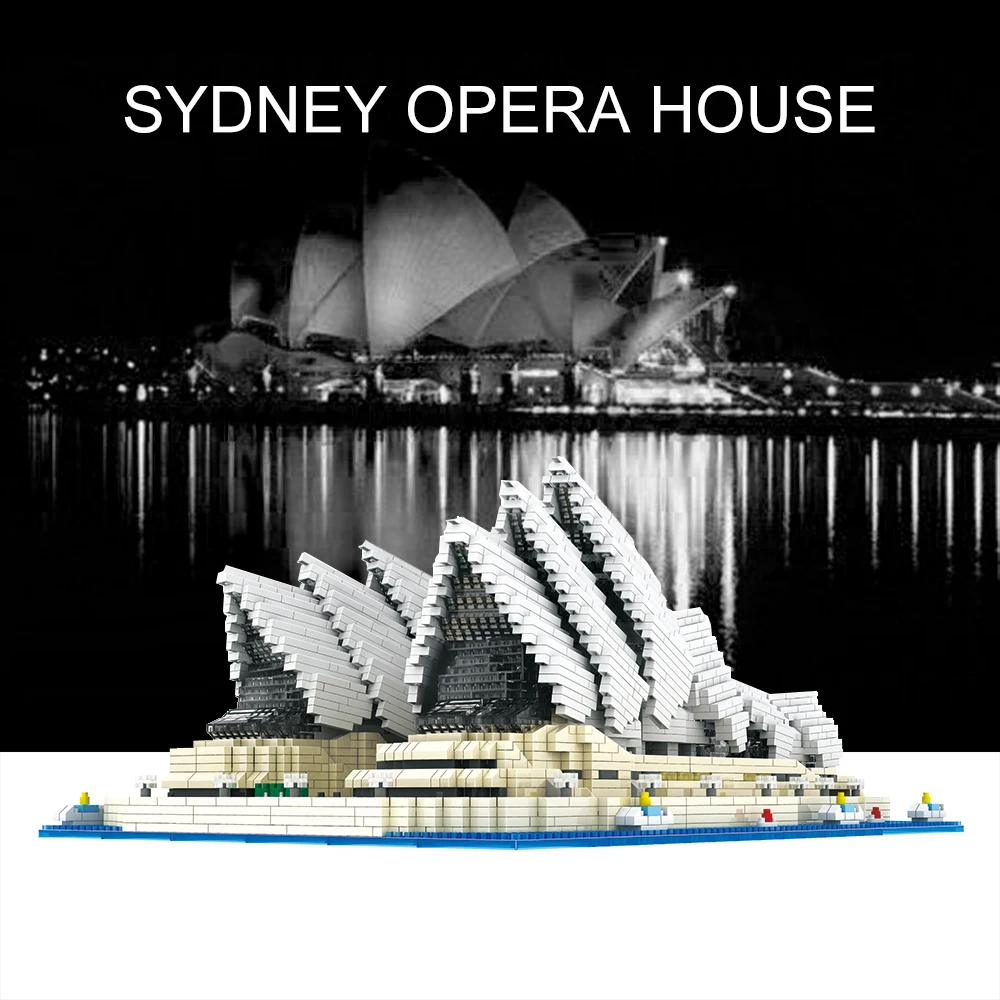 9916 Model Sydney Opera House Atomic Building Blocks Kit 4131pcs Gift Toy for Kids
9916 Model Sydney Opera House Atomic Building Blocks Kit 4131pcs Gift Toy for Kids
