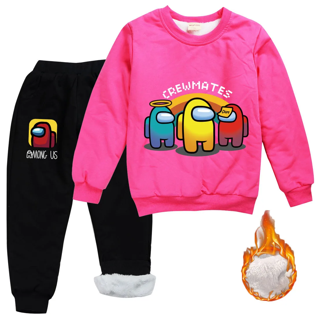 2-16Y Hot Game Among Us Outfits Kids Winter Snow Warm Velvet Boys Tracksuit Girls Sweatshirts Pants Casual Sports Suit 2pcs Set
2-16Y Hot Game Among Us Outfits Kids Winter Snow Warm Velvet Boys Tracksuit Girls Sweatshirts Pants Casual Sports Suit 2pcs Set