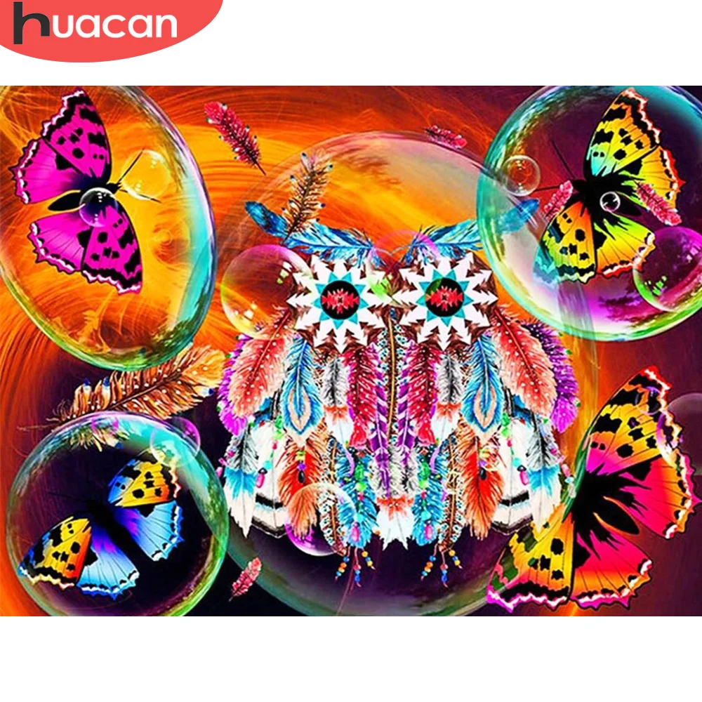 HUACAN Paint By Number Colorful Owl Kits For Adults Handpainted DIY Frame Picture By Number Butterfly Animal Home Decor Gift
HUACAN Paint By Number Colorful Owl Kits For Adults Handpainted DIY Frame Picture By Number Butterfly Animal Home Decor Gift