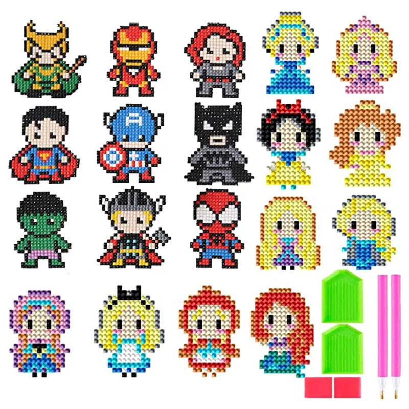 Cute Caoon Diamond Painting Stickers For Children Mosaic Rhinestone Sticky by Number Craft Kit For Kids Handmade Dertcoration
Cute Caoon Diamond Painting Stickers For Children Mosaic Rhinestone Sticky by Number Craft Kit For Kids Handmade Dertcoration