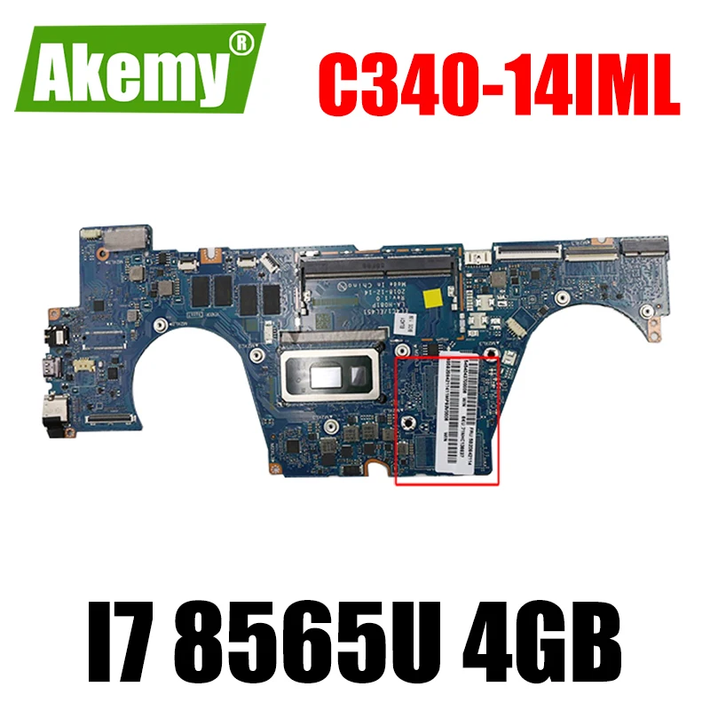 Для Lenovo C340-14IWL FLEX-14IWL S540-14IWL Материнская плата ноутбука LA-H081P с процессором i7 8565U 4 Гб оперативная память 100% рабочих
Для Lenovo C340-14IWL FLEX-14IWL S540-14IWL Материнская плата ноутбука LA-H081P с процессором i7 8565U 4 Гб оперативная память 100% рабочих