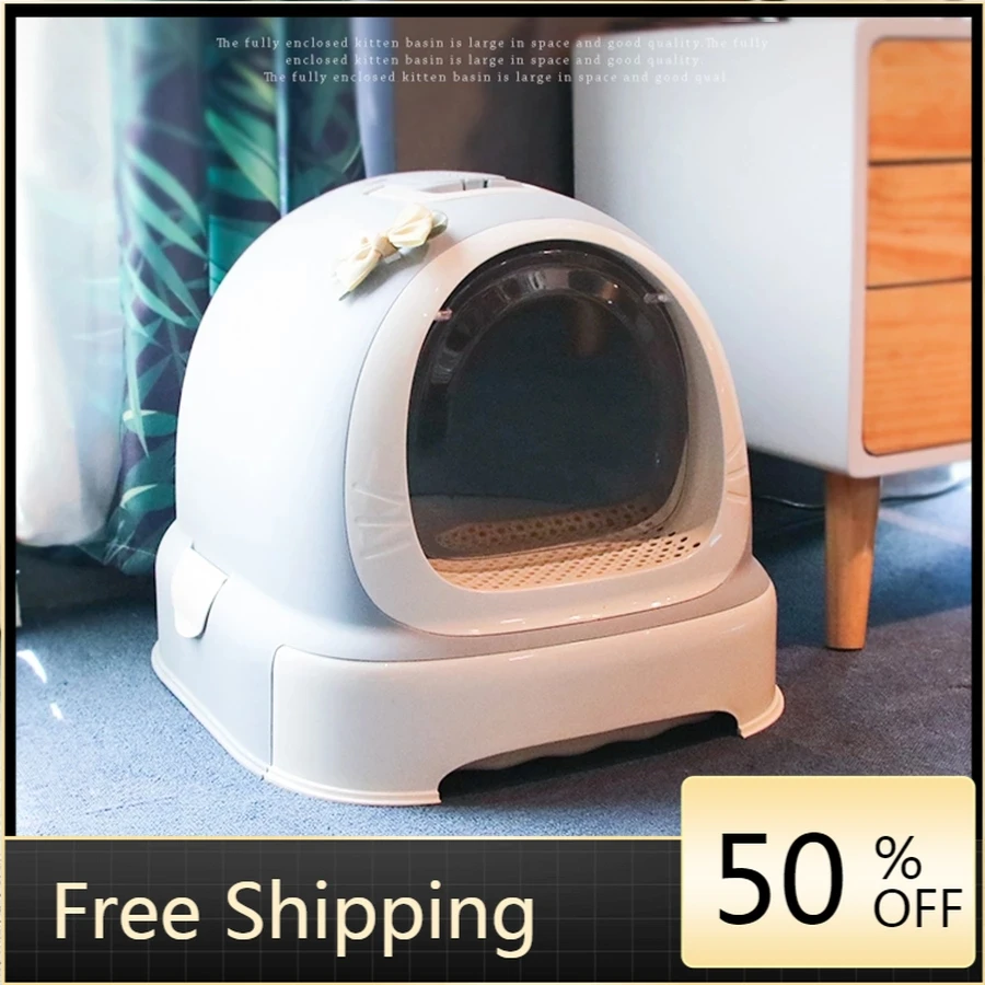 Closed Cat Box Cat Litter Tray Cleaning Supplies Pet Products Toilet Training Arenero Tuvaleti Plastic Rabbit Trays Pet Products
Closed Cat Box Cat Litter Tray Cleaning Supplies Pet Products Toilet Training Arenero Tuvaleti Plastic Rabbit Trays Pet Products