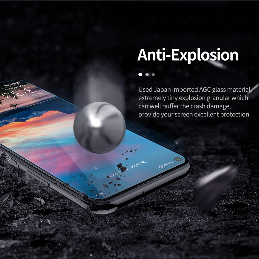 Huawei P40 Lite Glass Nillkin Amazing H+Pro 0.2MM Screen Protector Tempered for Nova 7i 6 SE 6SE | Мобильные телефоны и
