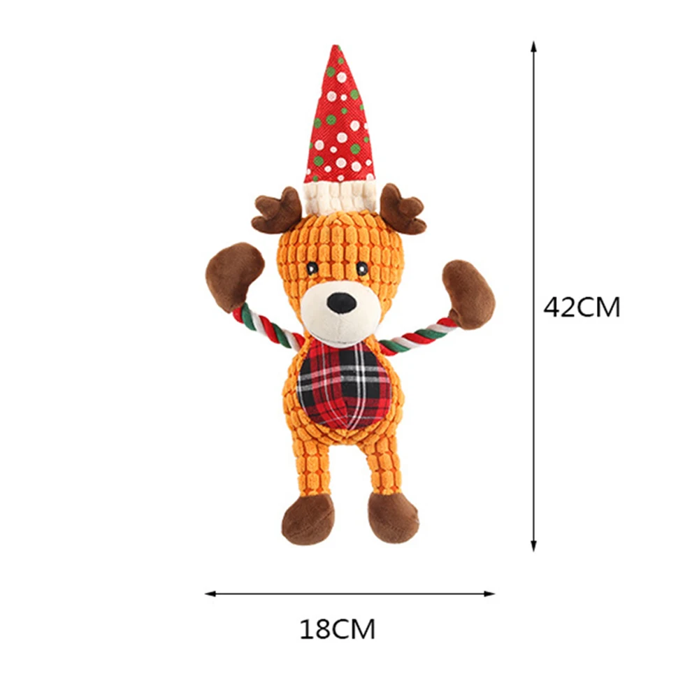 Cute Deer Animal Modeling Dog Plush Squeak Toys Funny Pet Dog Accessories For Chrimas Birthday Festival Puppy Molar Chew Toy
Cute Deer Animal Modeling Dog Plush Squeak Toys Funny Pet Dog Accessories For Chrimas Birthday Festival Puppy Molar Chew Toy