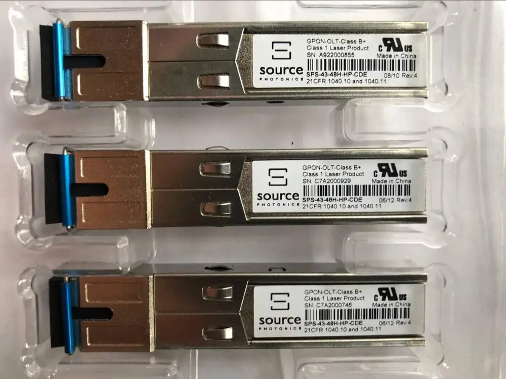 SOURCE SPS-43-48H-HP-CDE GPON OLT Class B+ 20km Optical module SC Interface Singlemode Applicable to huawe zte OLT G-com
SOURCE SPS-43-48H-HP-CDE GPON OLT Class B+ 20km Optical module SC Interface Singlemode Applicable to huawe zte OLT G-com