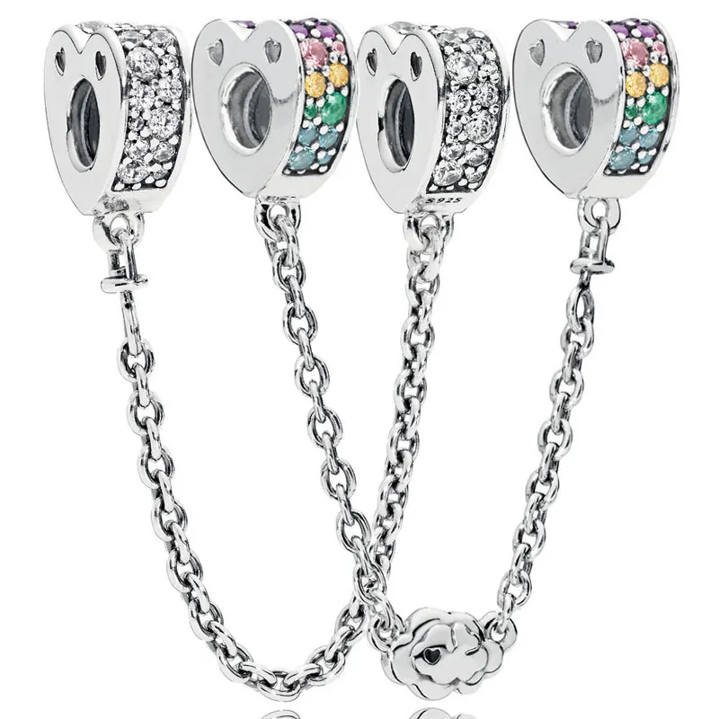 Original Sparkling Arcs Of Love With Crystal Safety Chain Charm DIY Jewelry Fit 925 Sterling Silver Bead Pandora Bracelet
Original Sparkling Arcs Of Love With Crystal Safety Chain Charm DIY Jewelry Fit 925 Sterling Silver Bead Pandora Bracelet