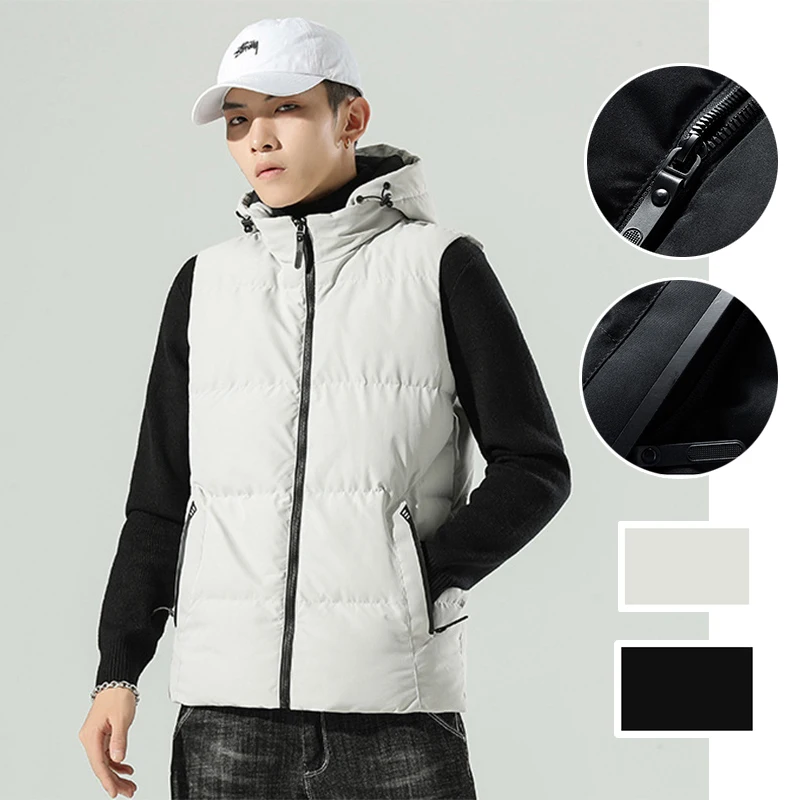 Men‘s Autumn and Winter New Fashion Vest Korean Version of the Trend of Stand-up Collar Slim Thick Warm Vest Jacket
Men‘s Autumn and Winter New Fashion Vest Korean Version of the Trend of Stand-up Collar Slim Thick Warm Vest Jacket