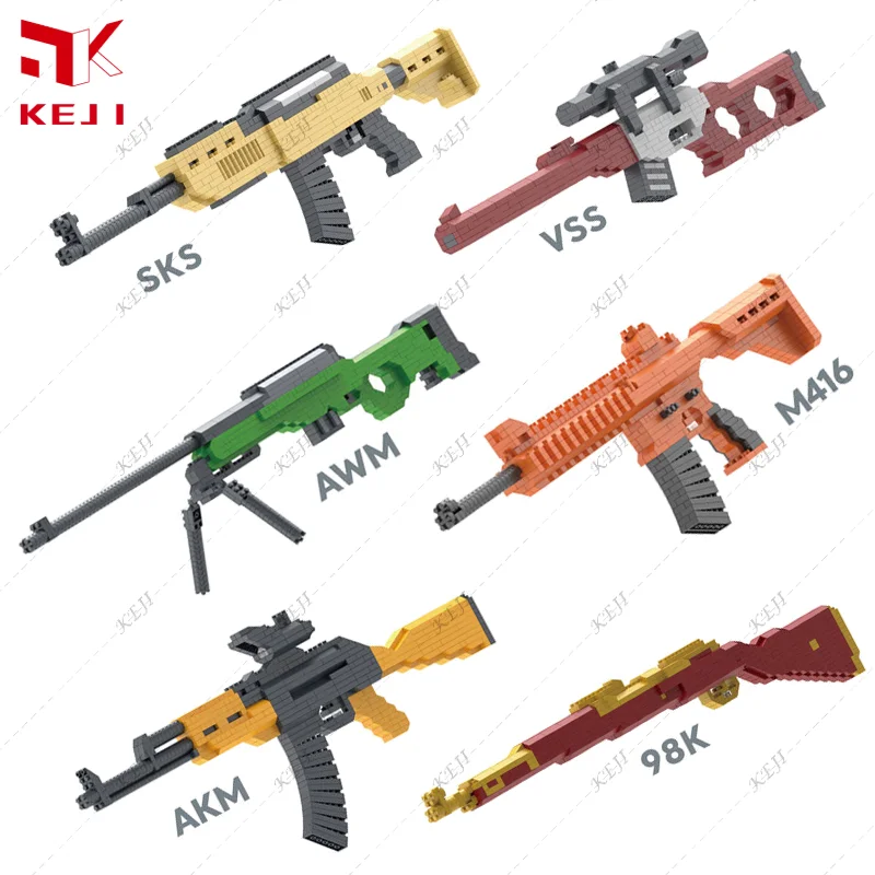 Военный Пистолет Desert Eagle 98K AK47 M416 AWM PUBG модель игрового оружия техника