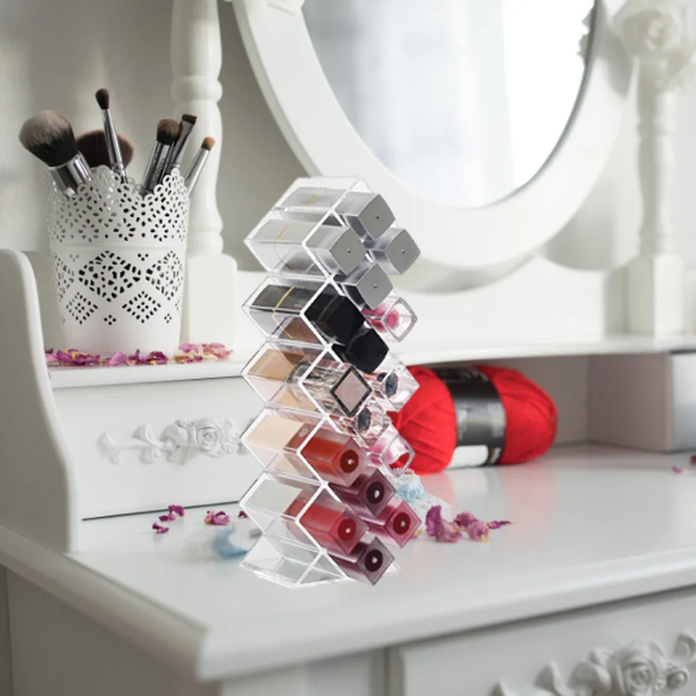 16 Grids Cosmetic Lipstick Jewelry Box Case Lipstick Holder Acrylic Makeup Organizer Storage Box Transparent Plastic Storage Box
16 Grids Cosmetic Lipstick Jewelry Box Case Lipstick Holder Acrylic Makeup Organizer Storage Box Transparent Plastic Storage Box