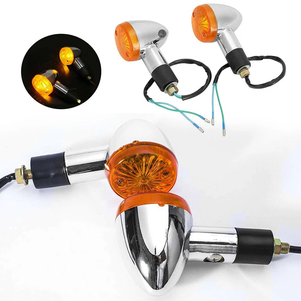 2Pcs New Bullet Motorcycle Turn Signal Light Indicators Blinkers Amber Yellow Motorcycle Light
2Pcs New Bullet Motorcycle Turn Signal Light Indicators Blinkers Amber Yellow Motorcycle Light