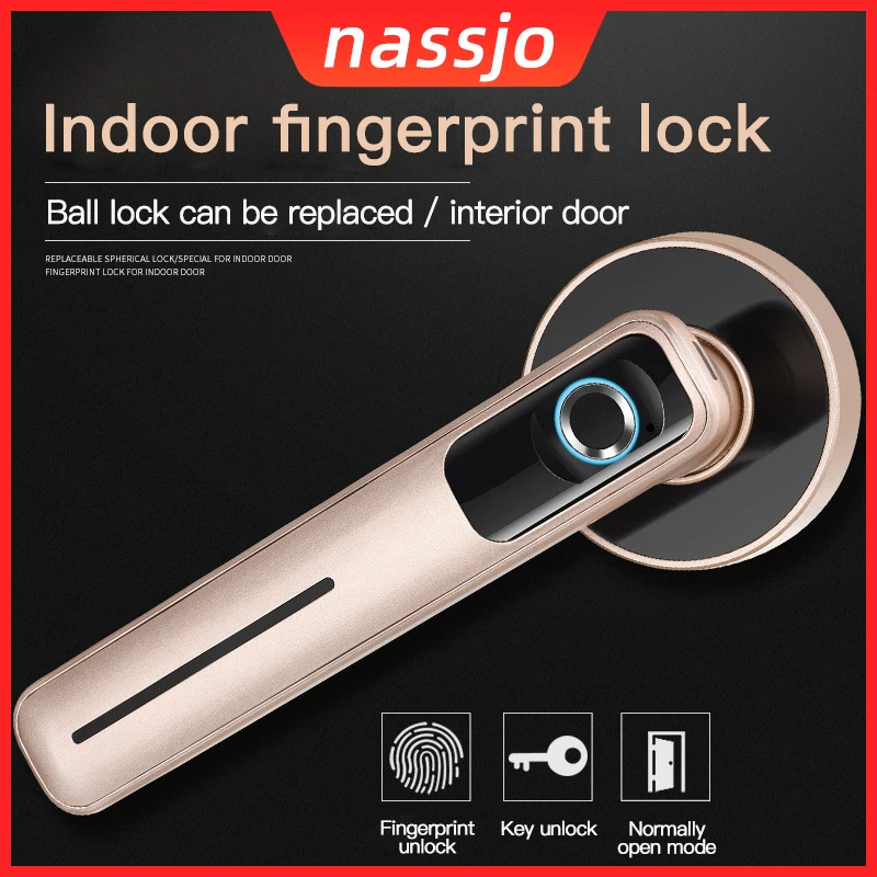 Nassjo Intelligent Fingerprint Lock Smart Digital Door Lock Home Security Electric Lock For Home Office With Password Key Unlock
Nassjo Intelligent Fingerprint Lock Smart Digital Door Lock Home Security Electric Lock For Home Office With Password Key Unlock