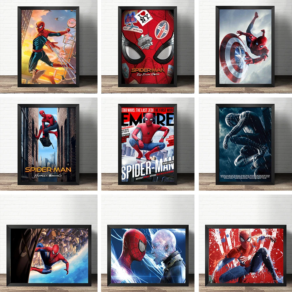 Marvel Spiderman Superhero Canvas Painting Avengers Movie Poster Modern Wall Decoration Bedroom Home Decor
Marvel Spiderman Superhero Canvas Painting Avengers Movie Poster Modern Wall Decoration Bedroom Home Decor