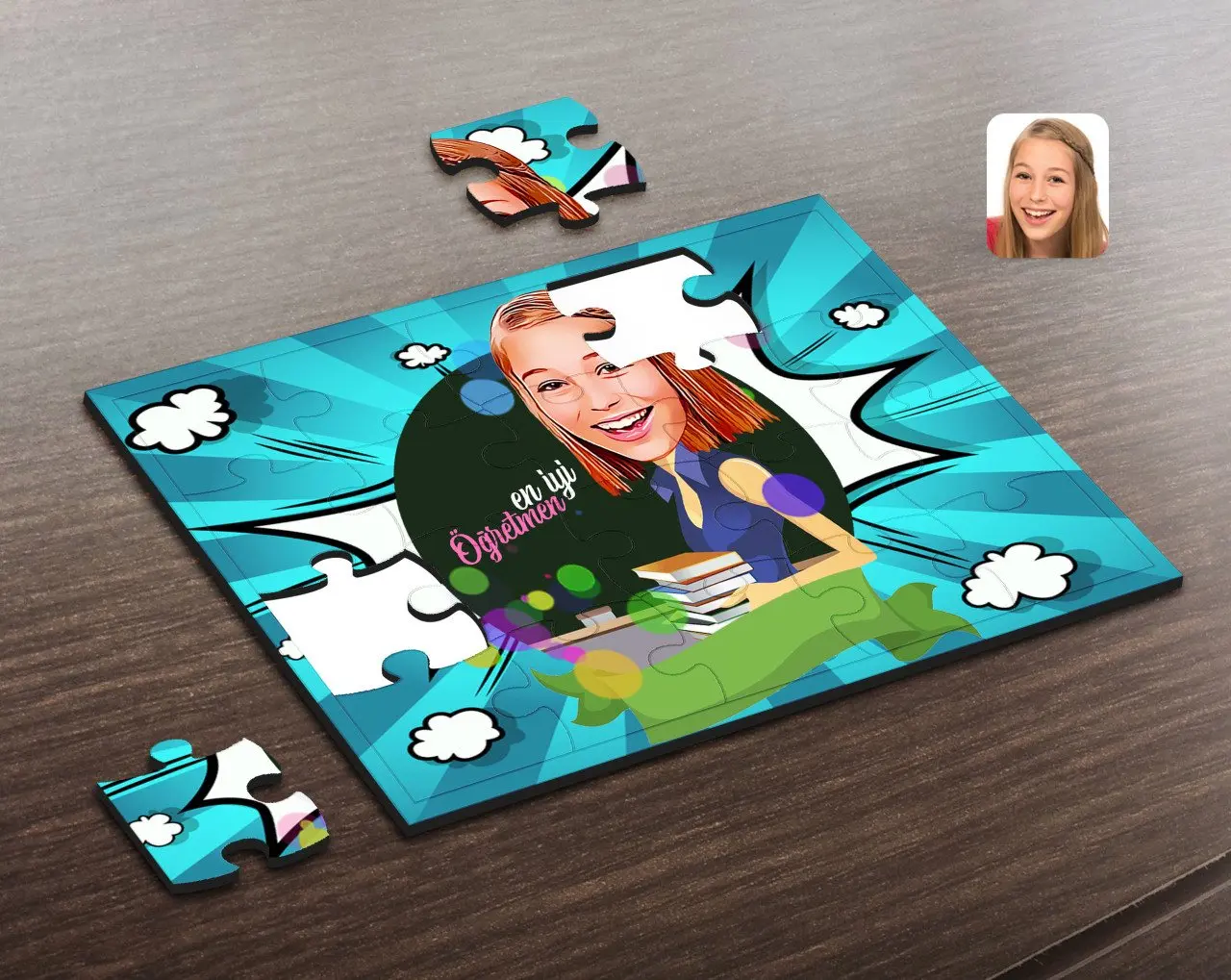 Personalized Women 'S Best Teacher Caricature Of Wooden Puzzle-1 Decoration Girlfriends Gift Moment Happy Design Modern Quality intelligence
Personalized Women 'S Best Teacher Caricature Of Wooden Puzzle-1 Decoration Girlfriends Gift Moment Happy Design Modern Quality intelligence