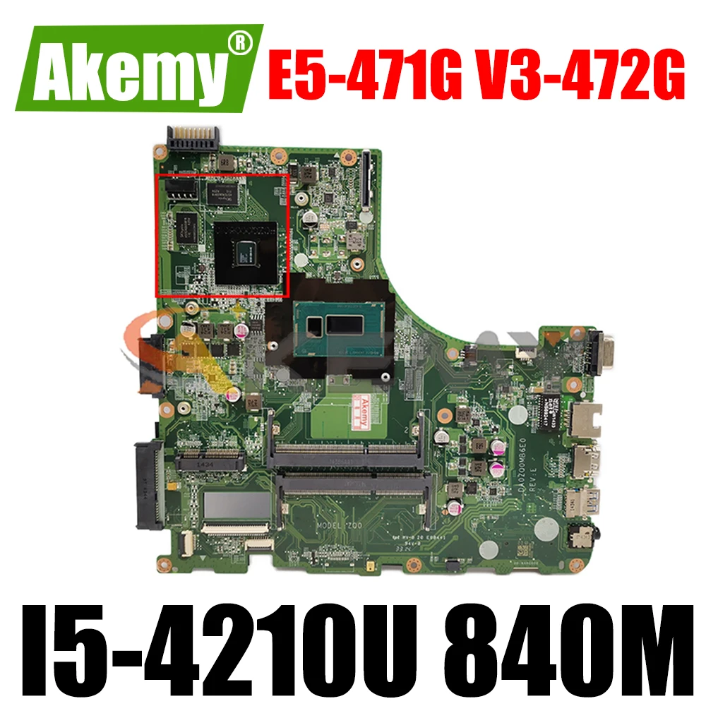 Материнская плата AKEMY DA0ZQ0MB6E0 NBMN111001 NB.MN111.001 для acer aspire E5-471G V3-472G, материнская плата для ноутбука SR1EF I5-4210U 840M
Материнская плата AKEMY DA0ZQ0MB6E0 NBMN111001 NB.MN111.001 для acer aspire E5-471G V3-472G, материнская плата для ноутбука SR1EF I5-4210U 840M