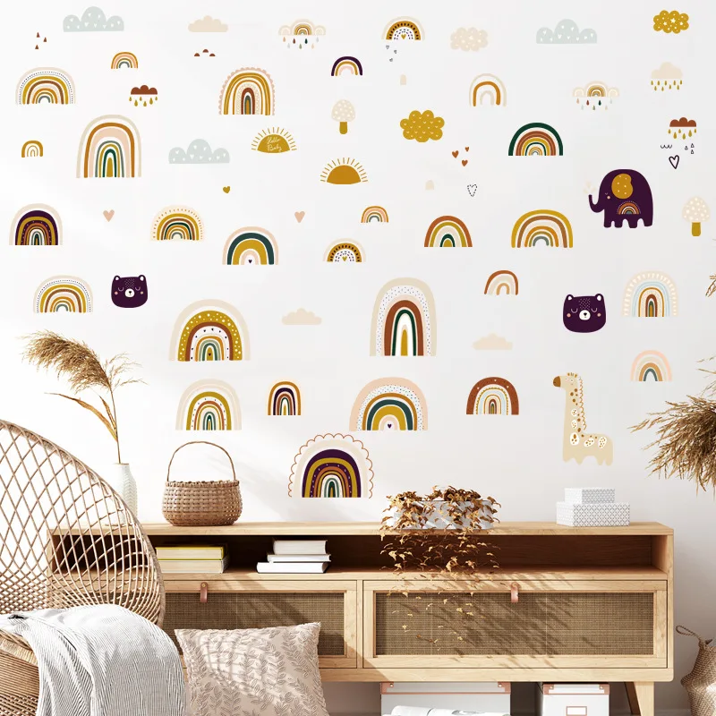 Kids Room Wall Decoration Little Clouds Rainbow Wall Stickers Waterproof Eco Friendly Wallpaper Self Adhesive Film Home Nursery
Kids Room Wall Decoration Little Clouds Rainbow Wall Stickers Waterproof Eco Friendly Wallpaper Self Adhesive Film Home Nursery