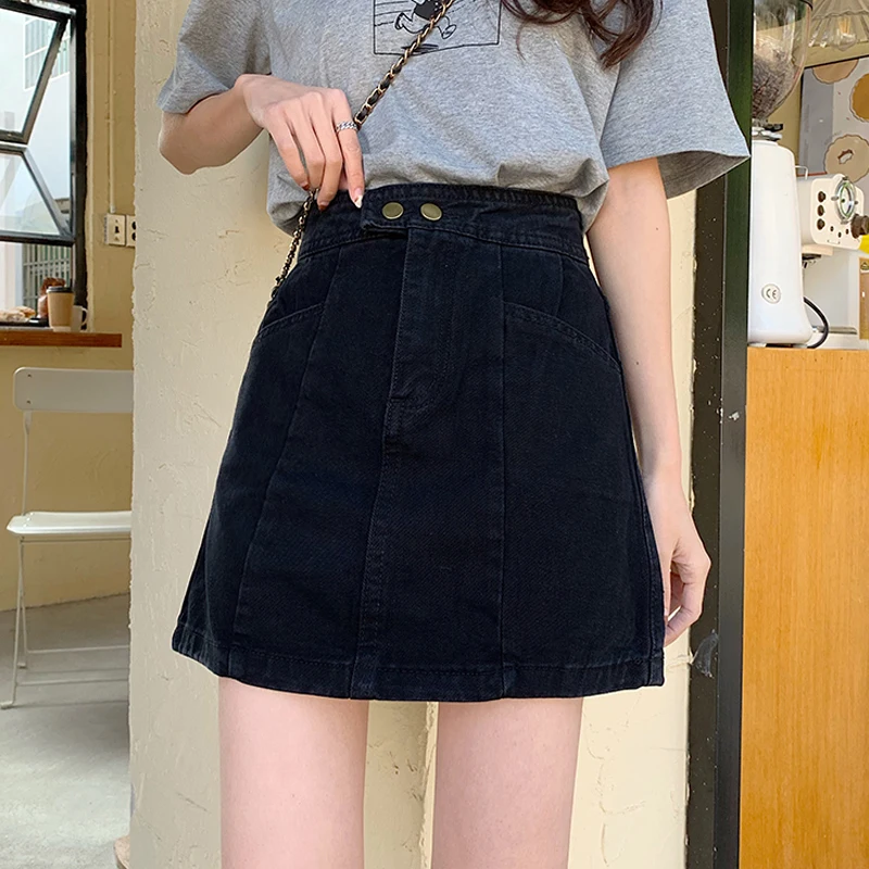 Woman skirts Denim High Waist Skirt Women's Spring 2021 New Western Style A-line Skirt Cowboy Harajuku Medieval dress
Woman skirts Denim High Waist Skirt Women's Spring 2021 New Western Style A-line Skirt Cowboy Harajuku Medieval dress