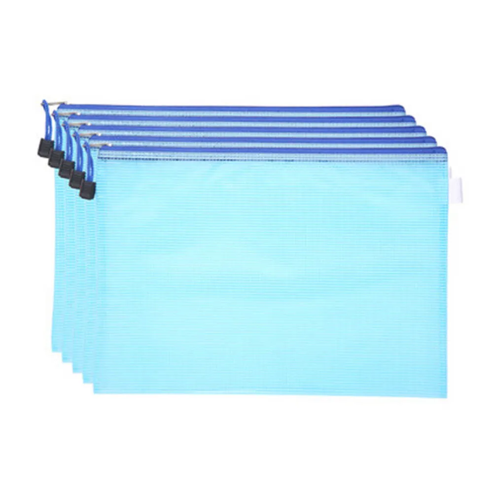 15Pcs A4 File Pockets PVC Zipper File Bags Documents Organizer Pouch
15Pcs A4 File Pockets PVC Zipper File Bags Documents Organizer Pouch
